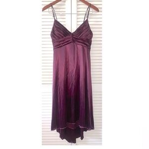 Vintage Deep Purple Midi dress Satiny Medium